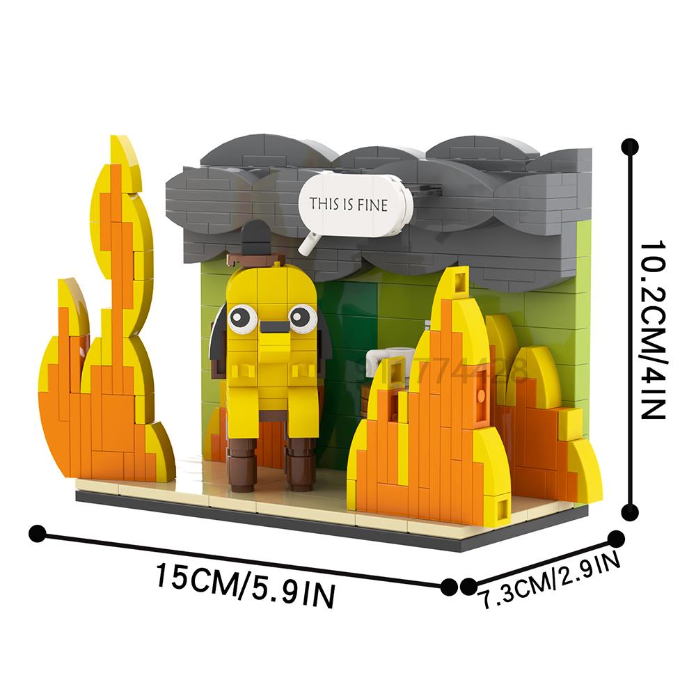 MOOXI Comics Аниме 299 шт. Карикатура MOC Кирпичики ЭТО НОРМАЛЬНО DIY Сценарий Конструкторы Образование Детские Игрушки Для Детей Подарки