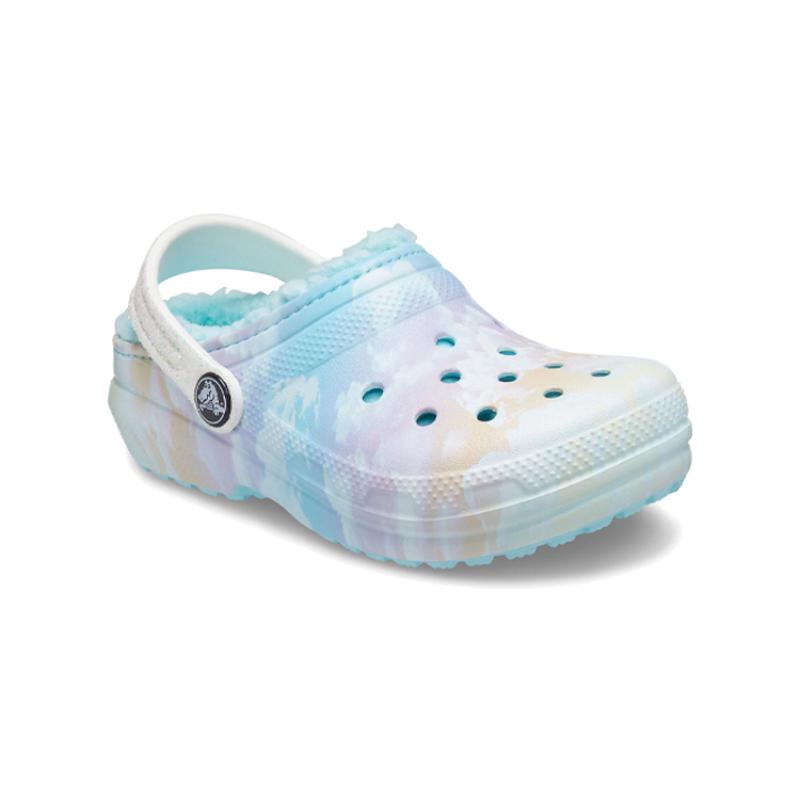 Crocs Классические сабо с подкладкой Out Of The World Сабо Светло-голубые Детские