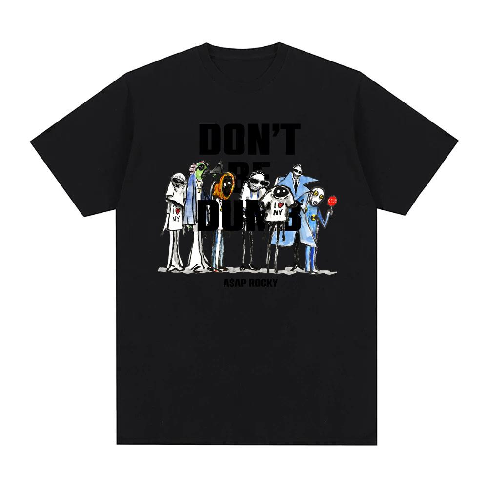 2026 New Album DON’T BE DUMB T-shirt American Rapper American Rapper Graphic Printing Hip Hop 100%Cotton Tee-shirt High Quality anime shirt y2k clothe