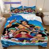 Anime Pirate Adventure Soft Comfortable Duvet Cover, Children's Bedding Set Gift, Various Sizes Available LXR145