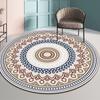 Bohemian Round Carpets For Living Room Decoration Large Area Rugs For Bedroom Lounge Computer Chair Entrance Door Mat Washable