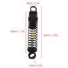 4pcs RC Shock Absorber Set RC Dampers 43mm Aluminum Threaded Shock Absorbor For Axial SCX24 1/24 Crawler Black