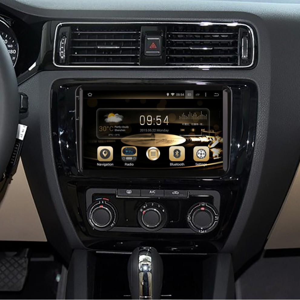 10,1-дюймовая Android-система навигации Volkswagen с CarPlay и камерой заднего вида.