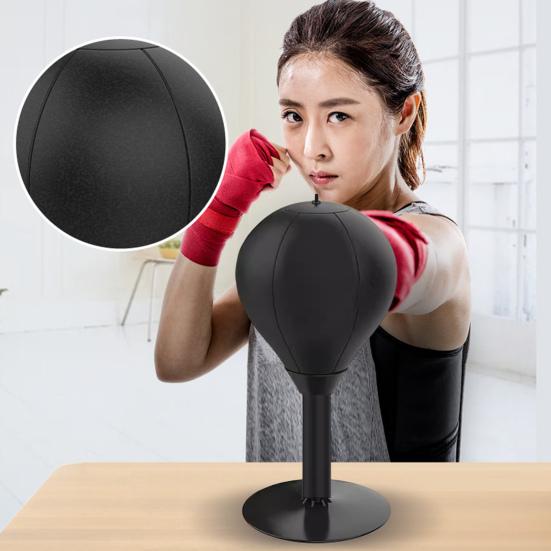 Desktop Punching Bag with Suction Cup Heavy Duty Stress Relief Boxing Speed Ball Kids Adults Reaction Speed Training Boxing Bag Home Office Desk Toy