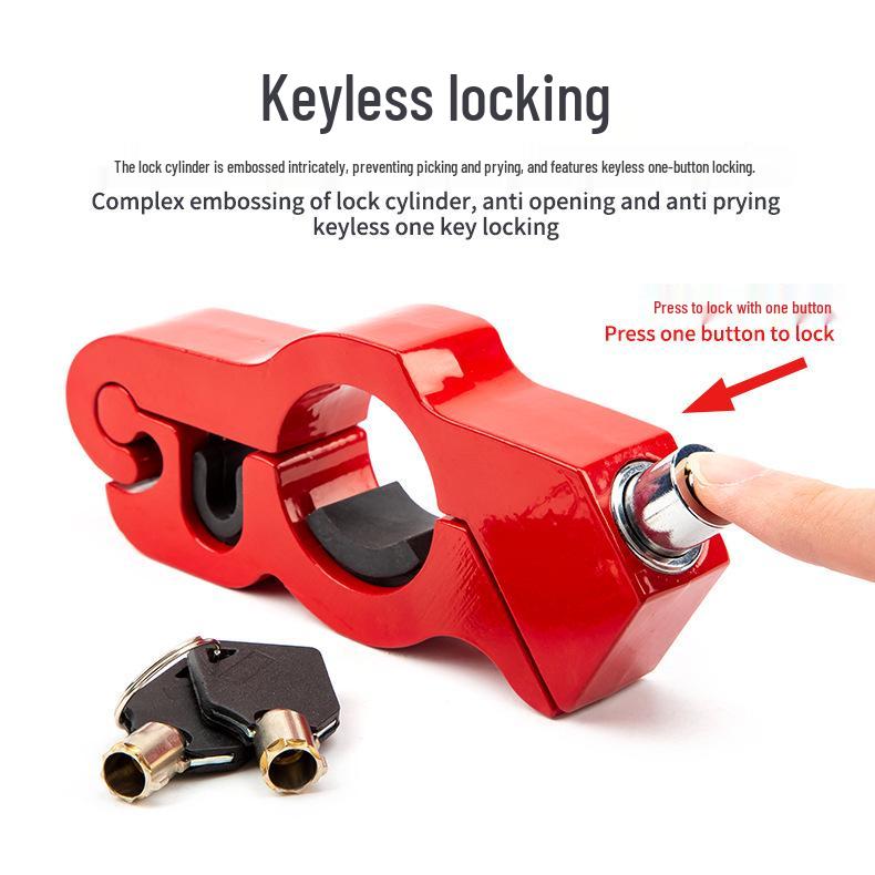 Универсальный противоугонный замок на руль из алюминиевого сплава для электромобилей