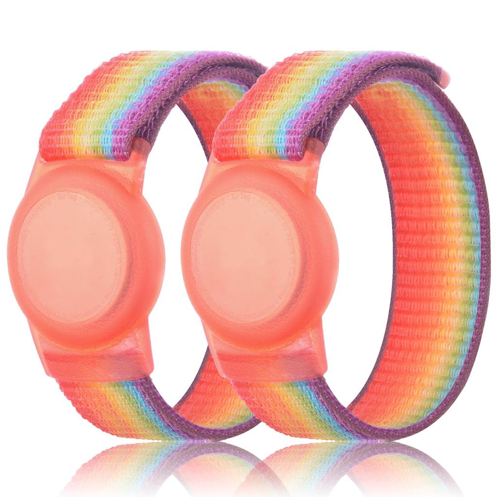 Kids Anti-Lost Adjustable Nylon Wristband Protective Holder, Bracelet Compatible with Location Tracker