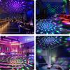 Litake LED Mirror Ball Disco Light for Home Use Rotating 3W RGB 7 Color Changing Voice Activated with Remote Control Club Party Stage Lighting of (Set