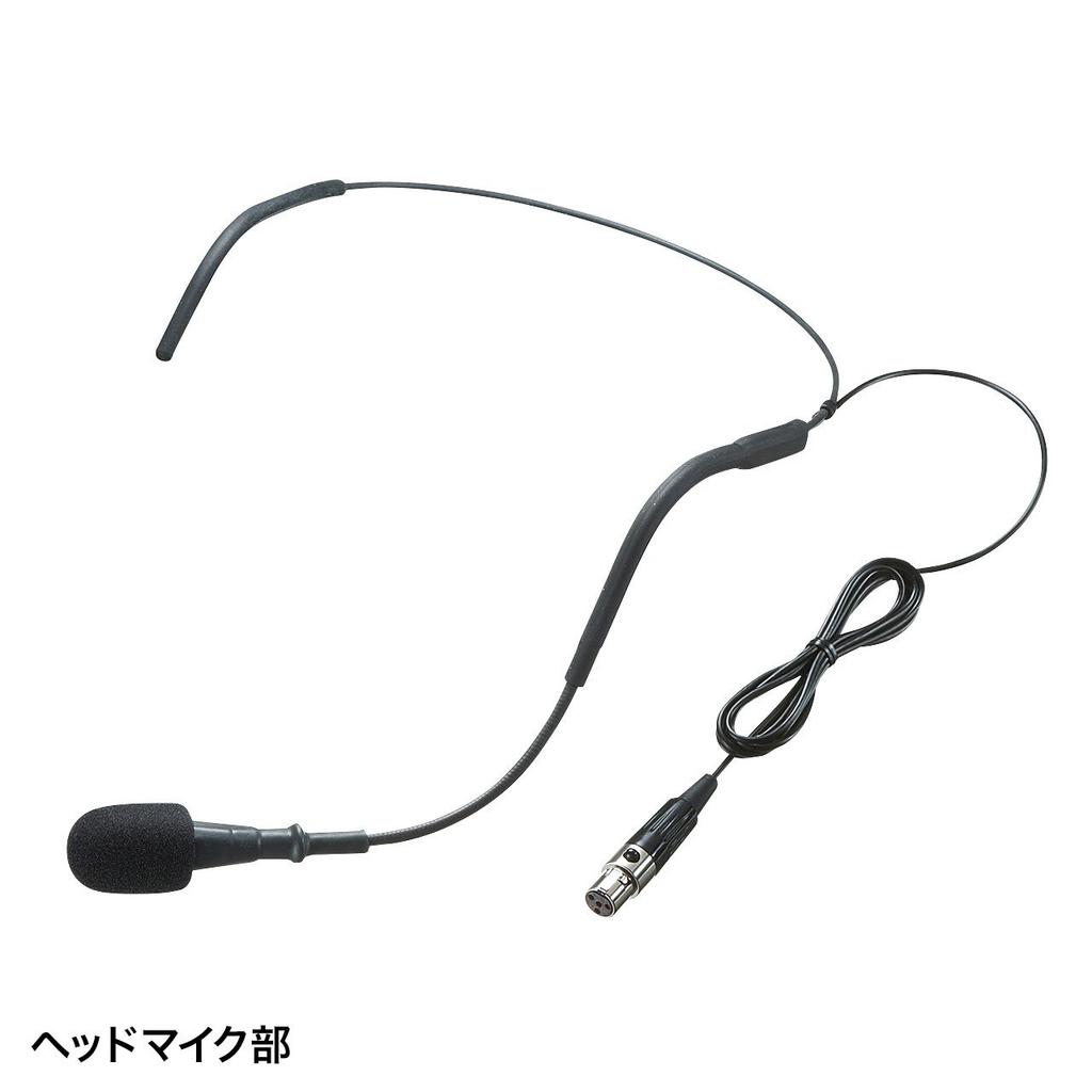 Sanwa Supply Wireless Head Microphone (for MM-SPAMP4/7) MM-SPAMP4WHS