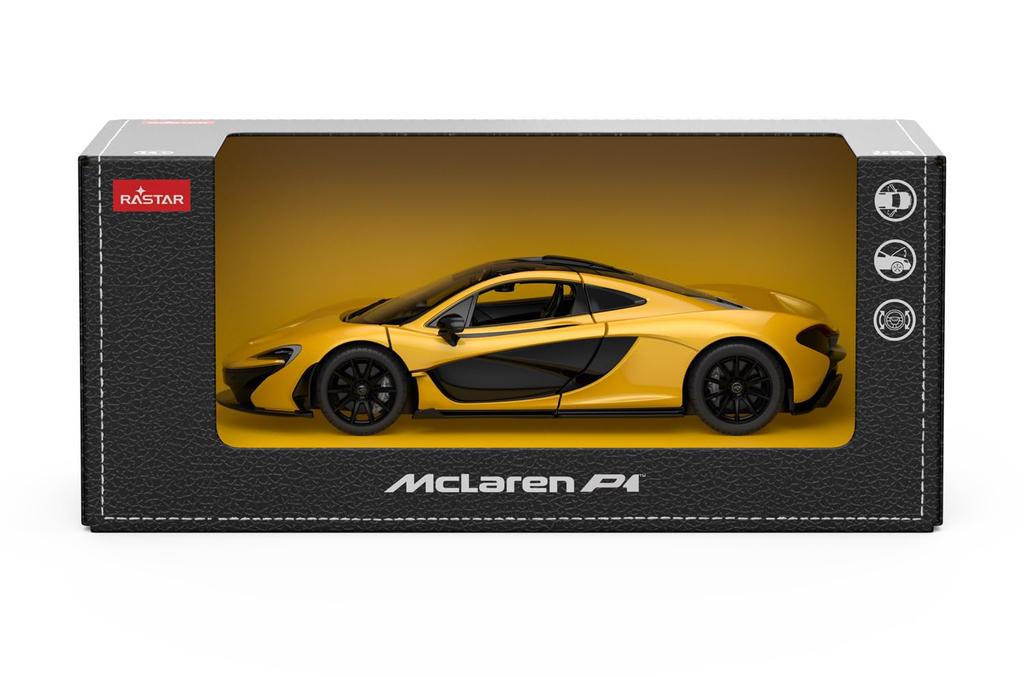 DOYUSHA RASTAR McLaren P1 Желтый 1/24 (Готовая модель)