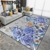 3D Flower Living Room Carpets Hallway Rug Non-slip Runner Carpet Pastoral Road Stair Mat