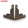 10PCS NAIERDI Luggage Case Box Corners Brackets Decorative Corner Furniture Protector Parts