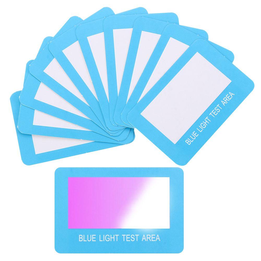 Eyewear Blue Light Detection Anti-Blue Light Test Card Test Light Glasses Accessories Card UV Test