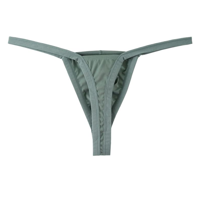 Стильные однотонные мужские стринги, очень мягкие, G-стринг, легкие, идеально подходят для повседневного нижнего белья