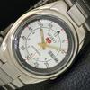 Б/У оригинальные старинные мужские часы SEIKO 5 с автоподзаводом из Японии с белым циферблатом a433700-2 R118-a433700