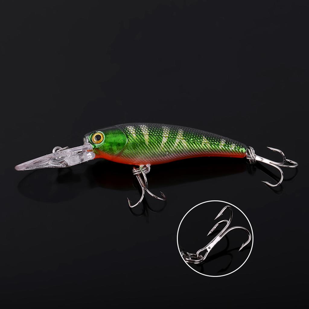 10pcs bag Fishing Lures Baits Crank Bait Hook Tackle Bait Fishing Hook For Outdoor Fishing
