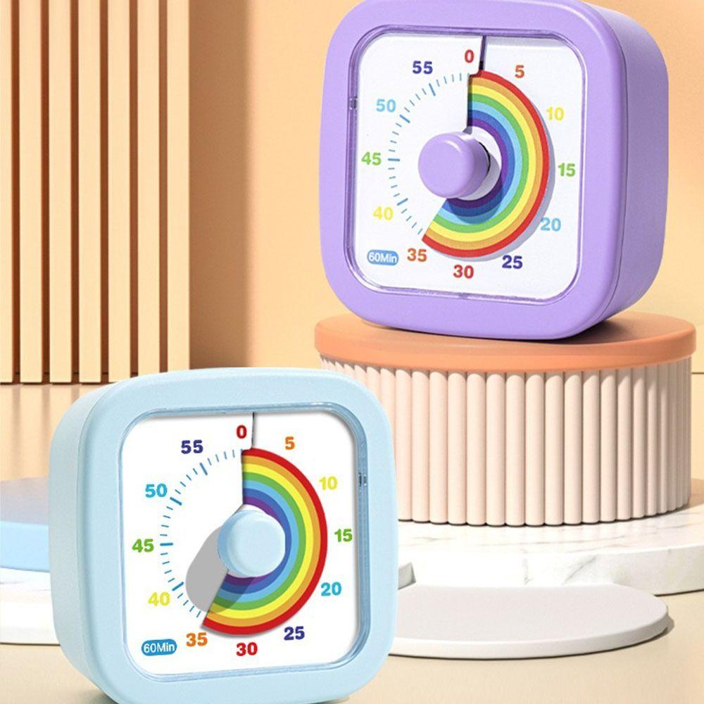 60 минут Визуальный Таймер Круглый/Квадратный Кухонный Таймер Обратный Отсчет Будильник Дети Напоминание для Детей