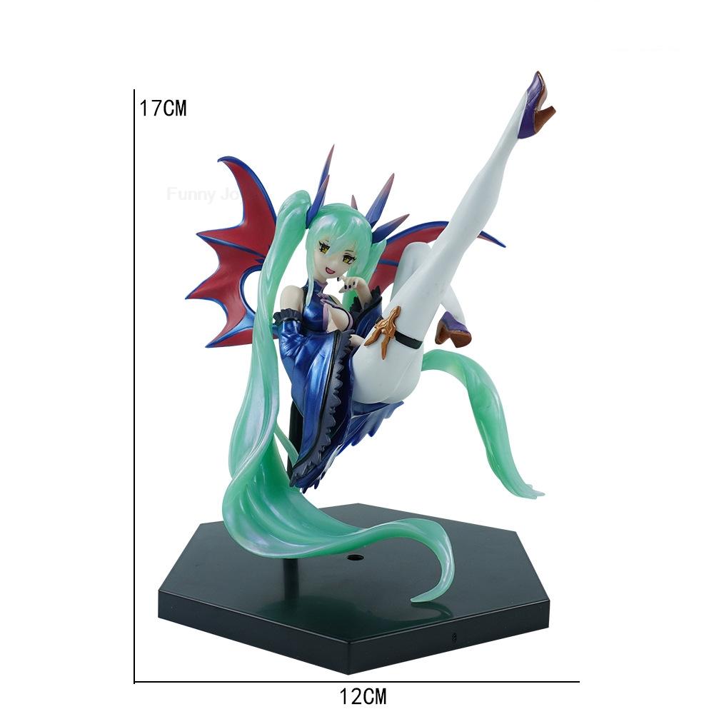 Аниме Фигурка Хацунэ Мику Свадебное платье Фигурки Действия Кавайный Купальник Вокалоид ПВХ Коллекционная Модель Игрушки Подарок Девочке