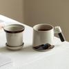 Керамический чайный набор Baichuan от Tea Xun с деревянной ручкой
