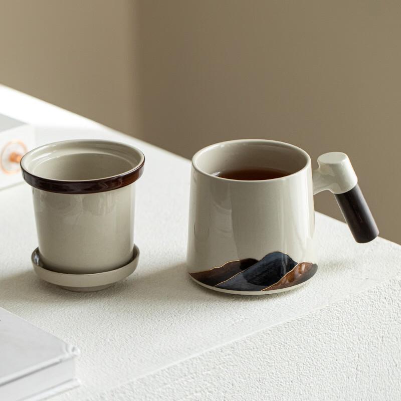 Керамический чайный набор Baichuan от Tea Xun с деревянной ручкой