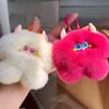 Cute Rex Rabbit Hair Calf Car Keychain Pendant Ins Internet Celebrity Plush Doll Bag Pendant Gift