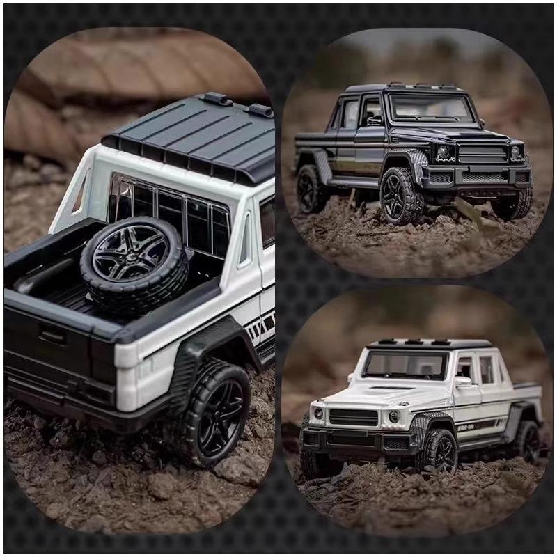 Off-Road Vehicle Alloy Simulation Small Truck With Openable Door, Car Model, Children'S Toys, Gifts, Decorations Cake Ornaments