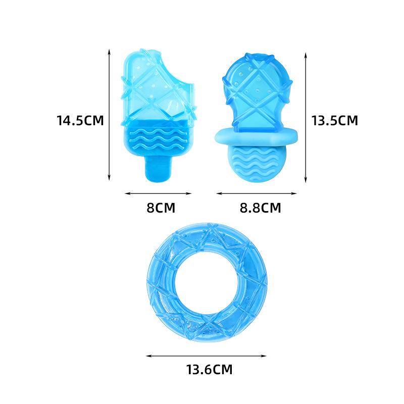 Pet Ice Cream Toy TPR Foam Summer Simulation Ice Cream Toy Teething and Chewing Toy