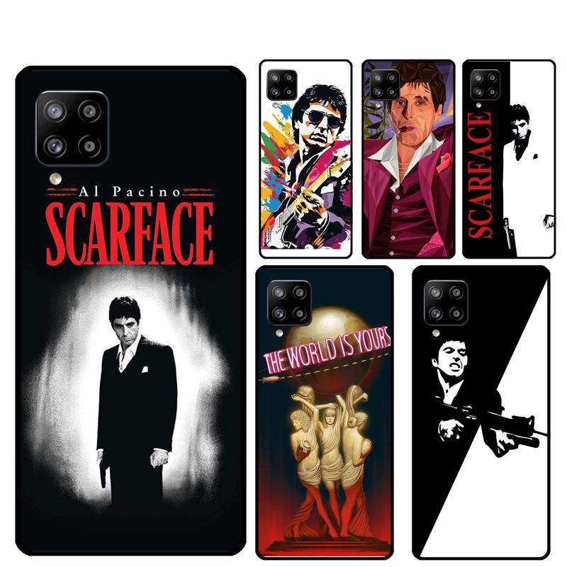 Чехол для телефона Samsung Galaxy A53 A33 A55 A35 A15 A22 A32 A52 A54 A34 A14 A56 A36 A26 A16 A05 A06 с изображением фильма Лицо со шрамом 1983