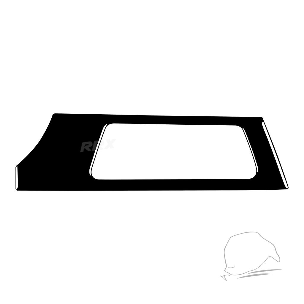 For BMW 3 Series E90 06-08 Piano Black Center Dashboard Air Outlet Trim Cover Suit Car Interior Decoration Accessories Sticker