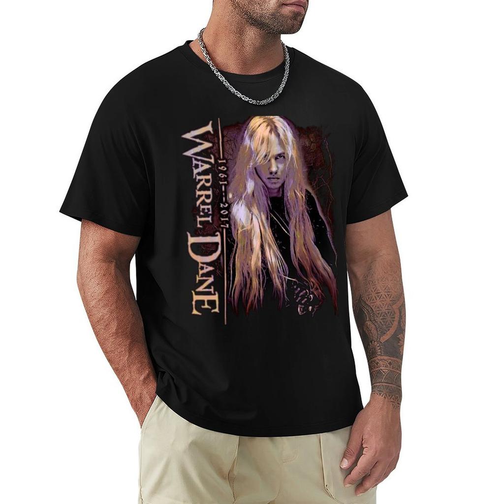 Warrel Dane Tribute Tshirt Nonshrink Basic Cotton Tshirt