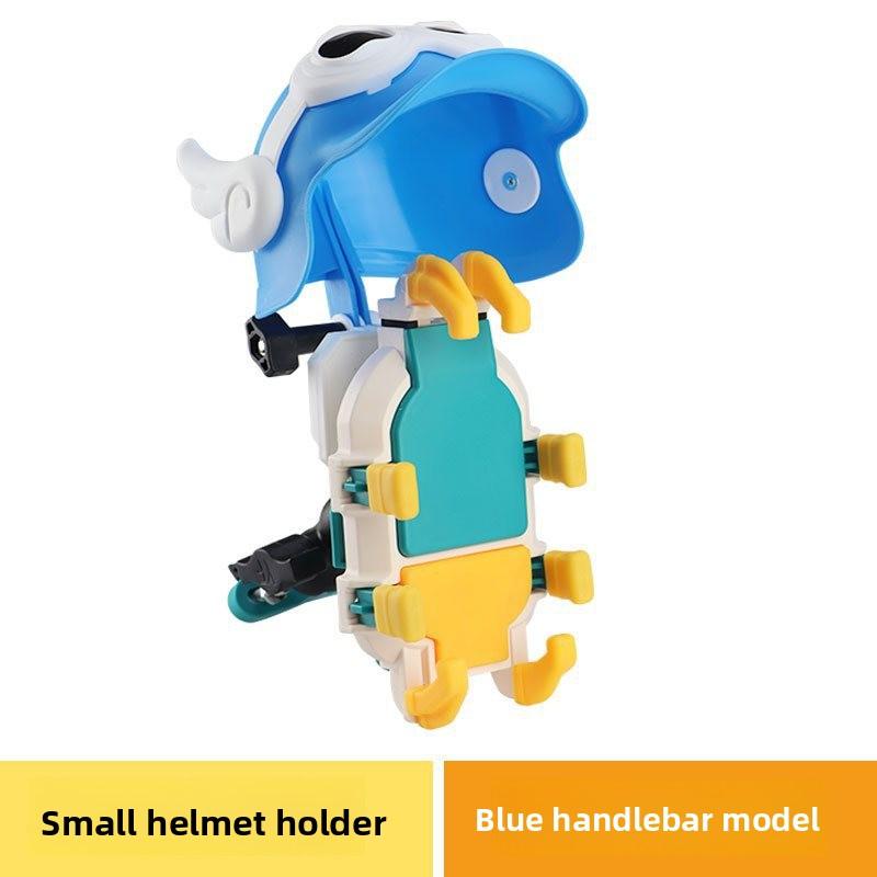 Motorcycle and electric vehicle phone holder, cute cartoon sun hat, delivery rider navigation stand, reinforced