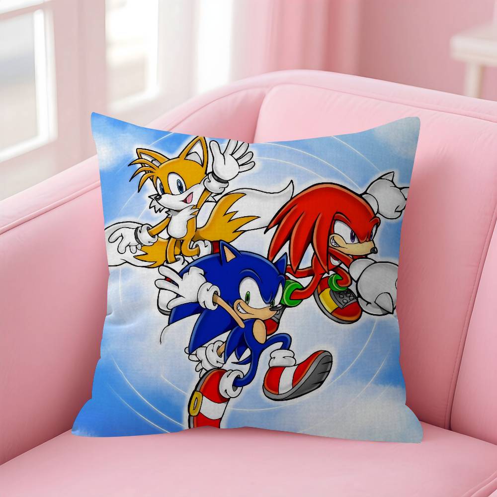 Anime SSuper SSonics Cushion Cover 30x50 Polyester Sofa Cushions Decorative Throw Pillows Home Decoration Pillowcover