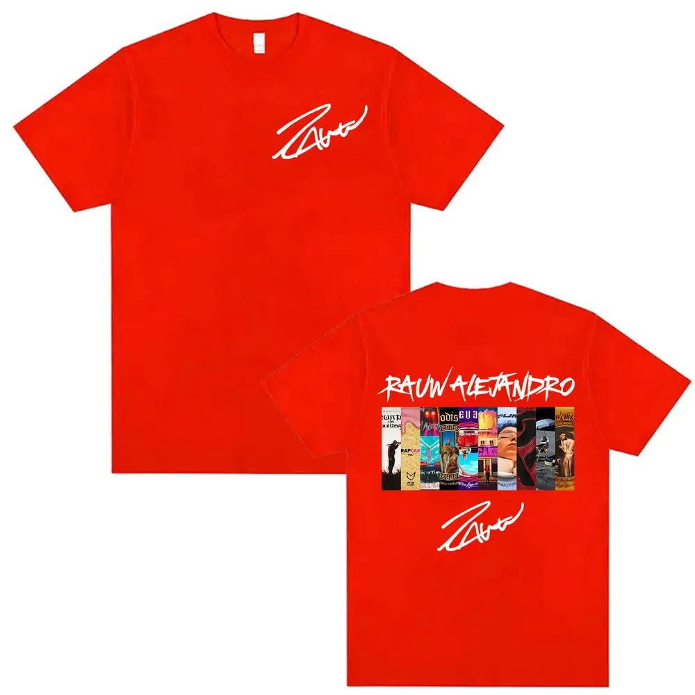 Singer Rauw Alejandro Album Graphics Tshirt Mens Clothing Fashion Hip Hop Classic Pop Music T Shirts Unisex Oversized T Shirt