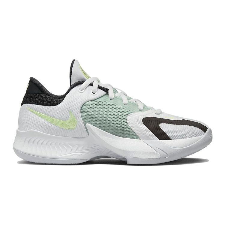 Nike Zoom Детские кроссовки Freak 4 GS Gree Coastline Белый Черный Barely-Volt DQ0553-100