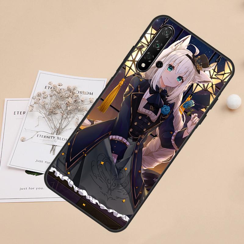 Shirakami Fubuki Hololive For Huawei Nova 10 9 SE 3i 7i 8i 11i 12i Y60 Y61 Y70 Y72 Y73 Y90 Y91 P20 P40 P30 Lite Case