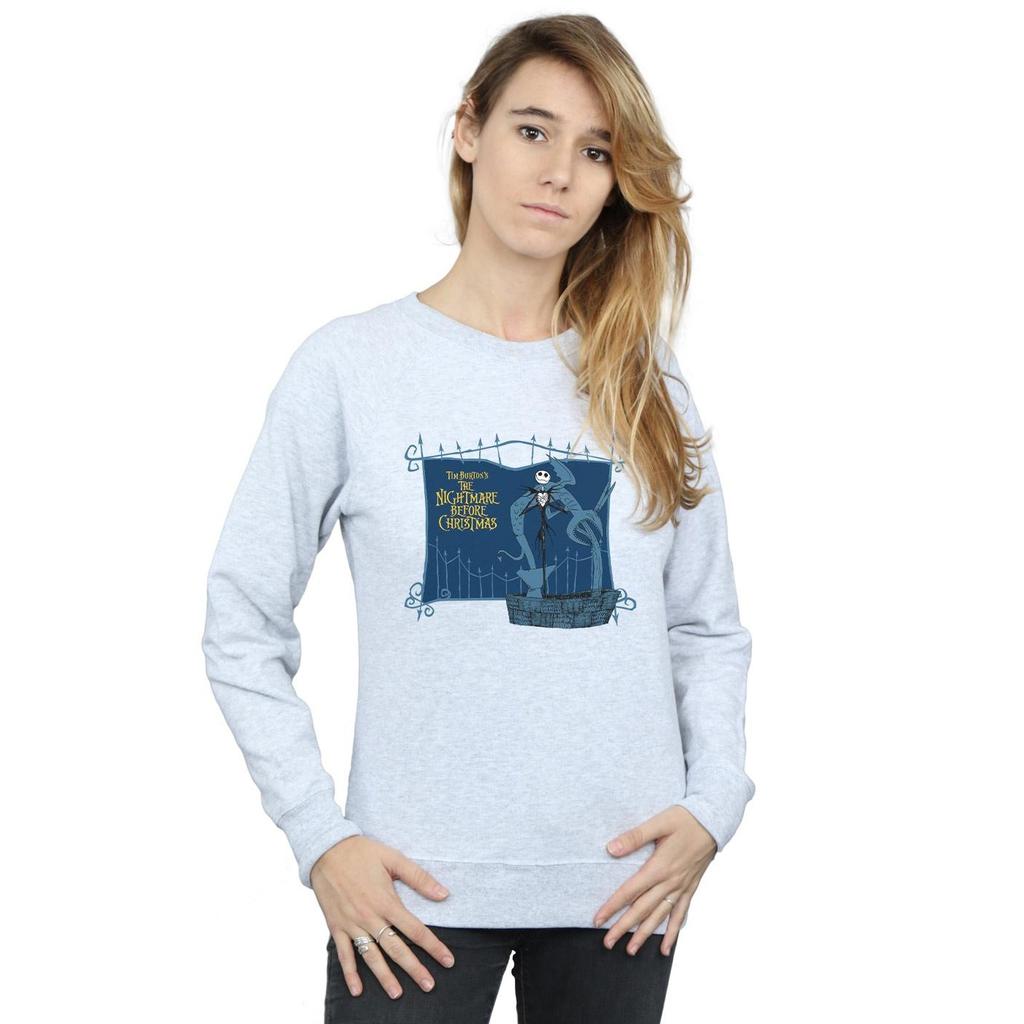 Disney Womens/Ladies Nightmare Before Christmas Jack And The Well Sweatshirt