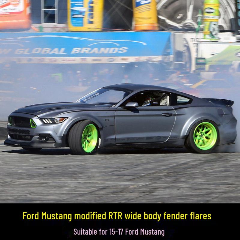 Ford Mustang RTR Style Wide Body Wheel Arches Fender Kit (2015-2017)