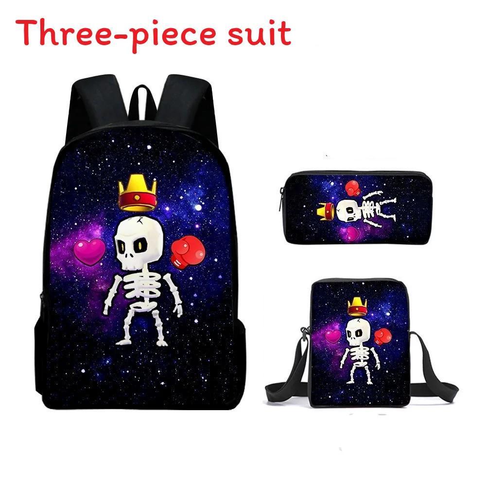 Monsters Singing My Childrens School Bag Three Piece Suit Suitable For Gift