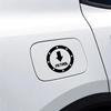 Наклейки на бензобак автомобиля 13x13 см, Креативные виниловые наклейки, Декор для крышки бензобака автомобиля, Аксессуары для экстерьера автомобиля