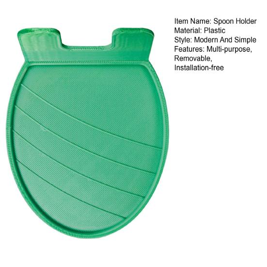 Креативная подставка для ложки из пищевого пластика, подставка для половника для соуса, нескользящий держатель кухонной утвари для столешниц, обеденных столов, отелей