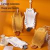 Adorable Cat-Shaped Hanging Hand Towel - Absorbent Coral Fleece for Kitchen & Bathroom