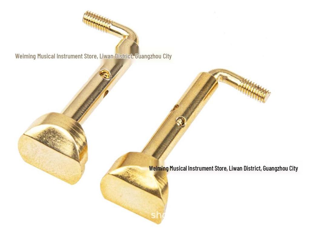 Gold Violin Chinrest Screws (2 pcs) for 3/4 & 4/4 Violins