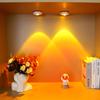 1PC Creative White Hexagonal Cat's Eye Sunset Red Projection Sunset Light Wall Light LED Touch Cabinet Function Decorative Light