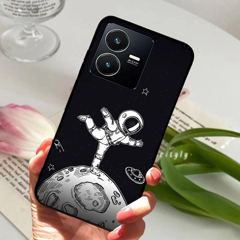 Для Vivo Y22S 2022 Чехол Ударопрочный Мягкий ТПУ Силиконовый Чехол для Телефона Для Vivo Y22 Y 22 V2207 Y22S V2206 Funda Capa Мультяшный Vivoy22