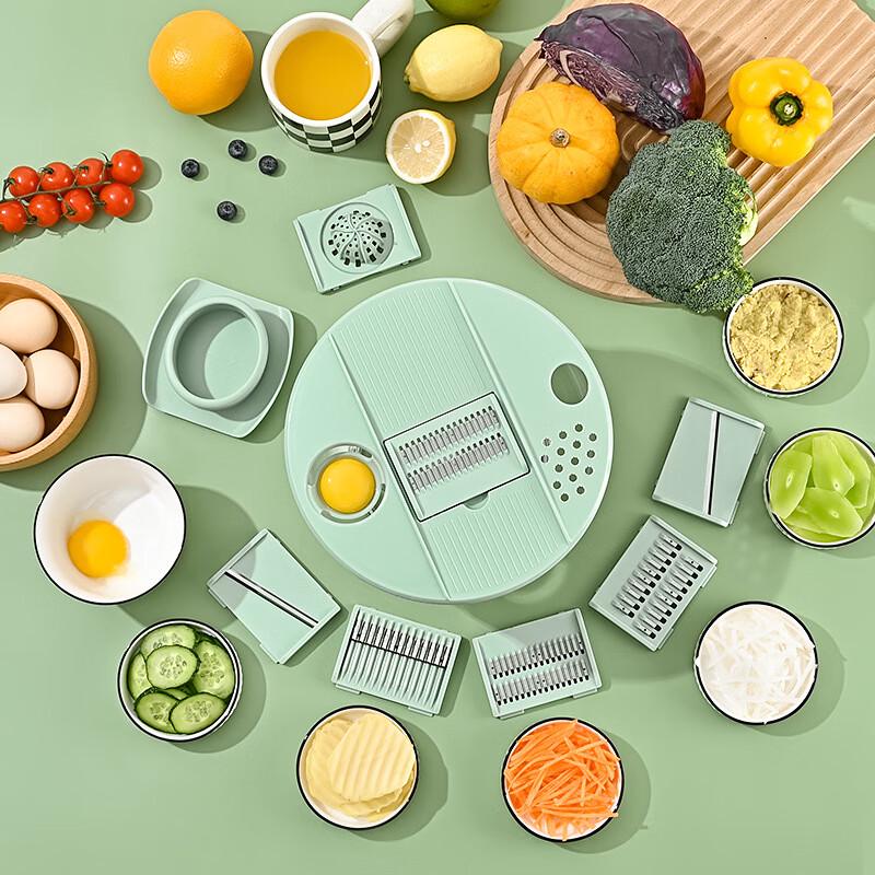 Fresh Green Multi-functional Vegetable Salad Spinner & Chopper CN plug (adapter included)