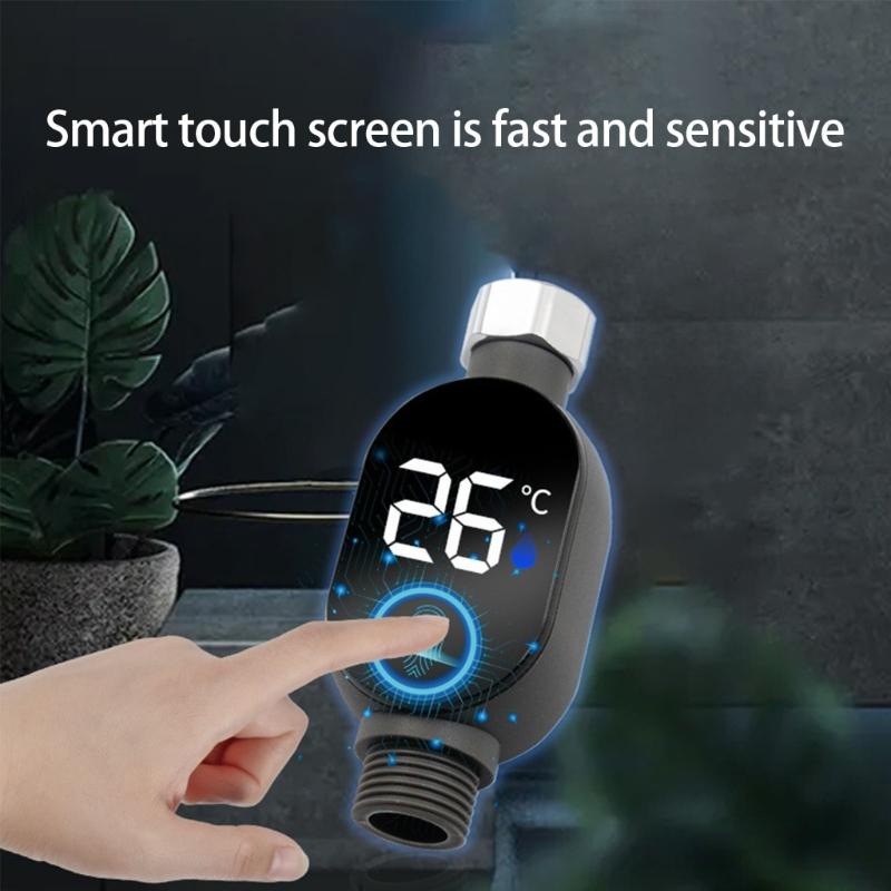Светодиодный цифровой дисплей, датчик температуры, измеритель температуры душа, водонепроницаемый термостат для ванной, бытовые водяные термометры
