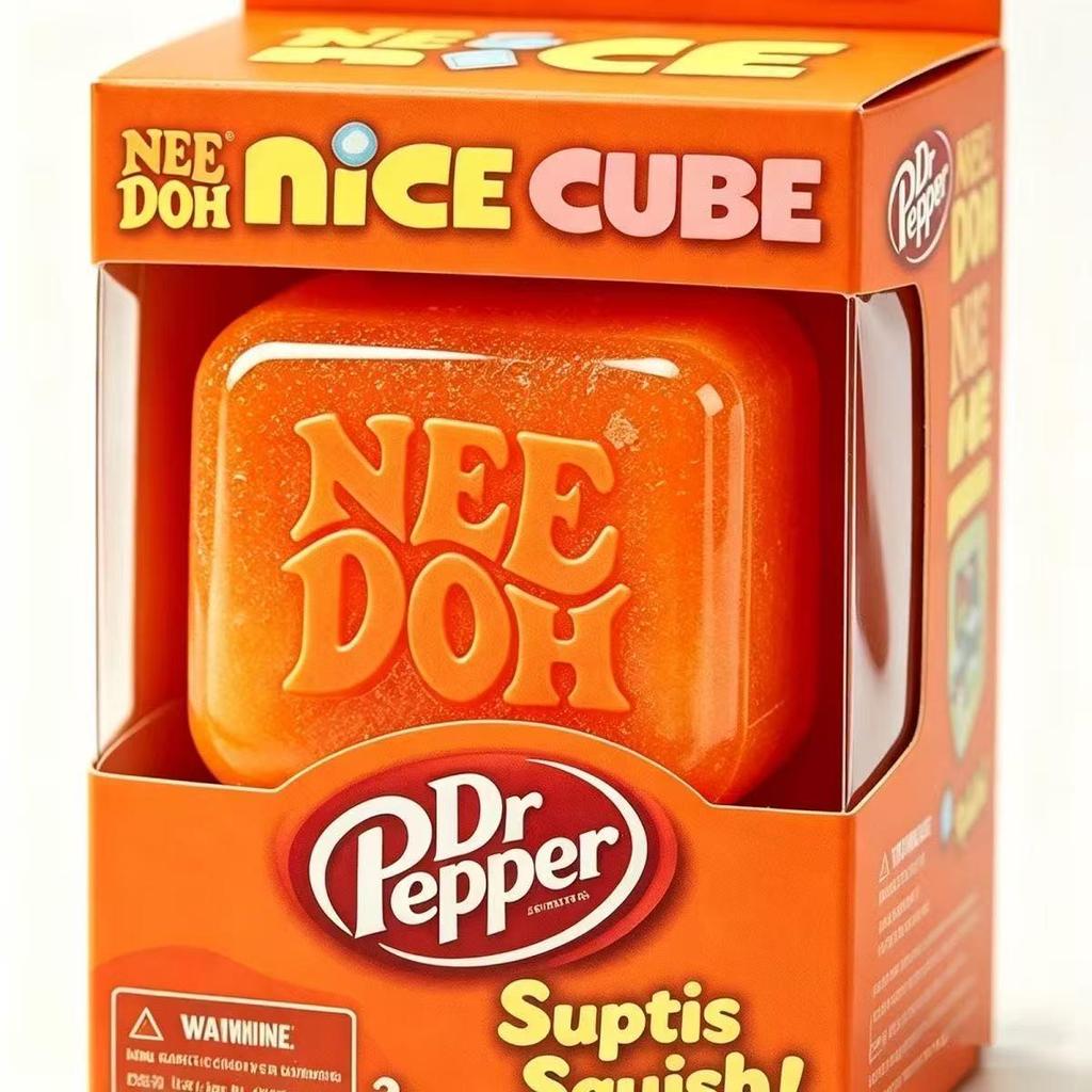 Needoh Nice Cube Сенсорная игрушка-антистресс для сжатия - Декомпрессия и расслабление