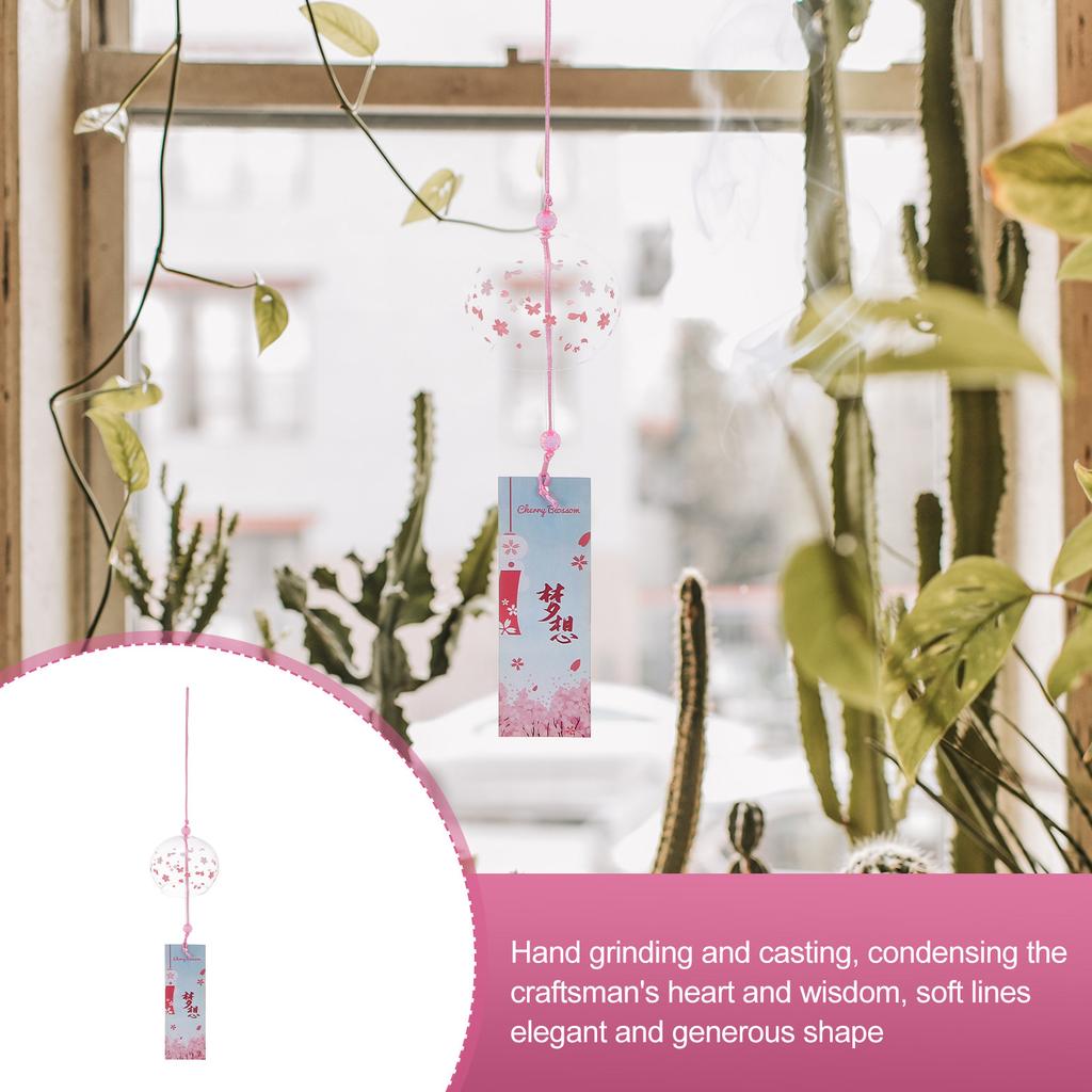 Bells Wind Chimes Pendant Cute Japanes Glass Ornaments Hanging Decoration Japnese Windchimes Japanese Outdoor