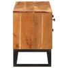 TV Stand Natural 110 x 30 x 44 cm Solid Acacia Wood