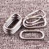 Hiking Alloy Aluminum Rings Camp Mountaineering Hook Climing Carabiner Travel Kit Buckle Keychain
