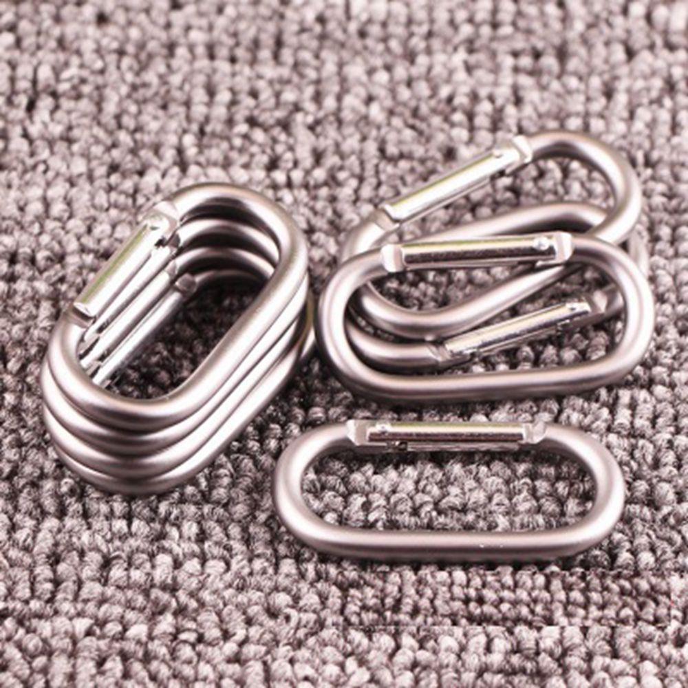 Hiking Alloy Aluminum Rings Camp Mountaineering Hook Climing Carabiner Travel Kit Buckle Keychain
